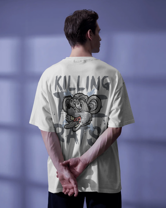 "Killing Me Softly" Red Graphic T-Shirt – Pure Cotton