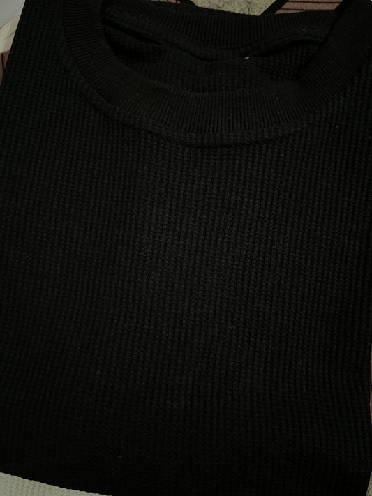 Classic Waffle Knit Regularsize Tee – 100% Cotton Comfort