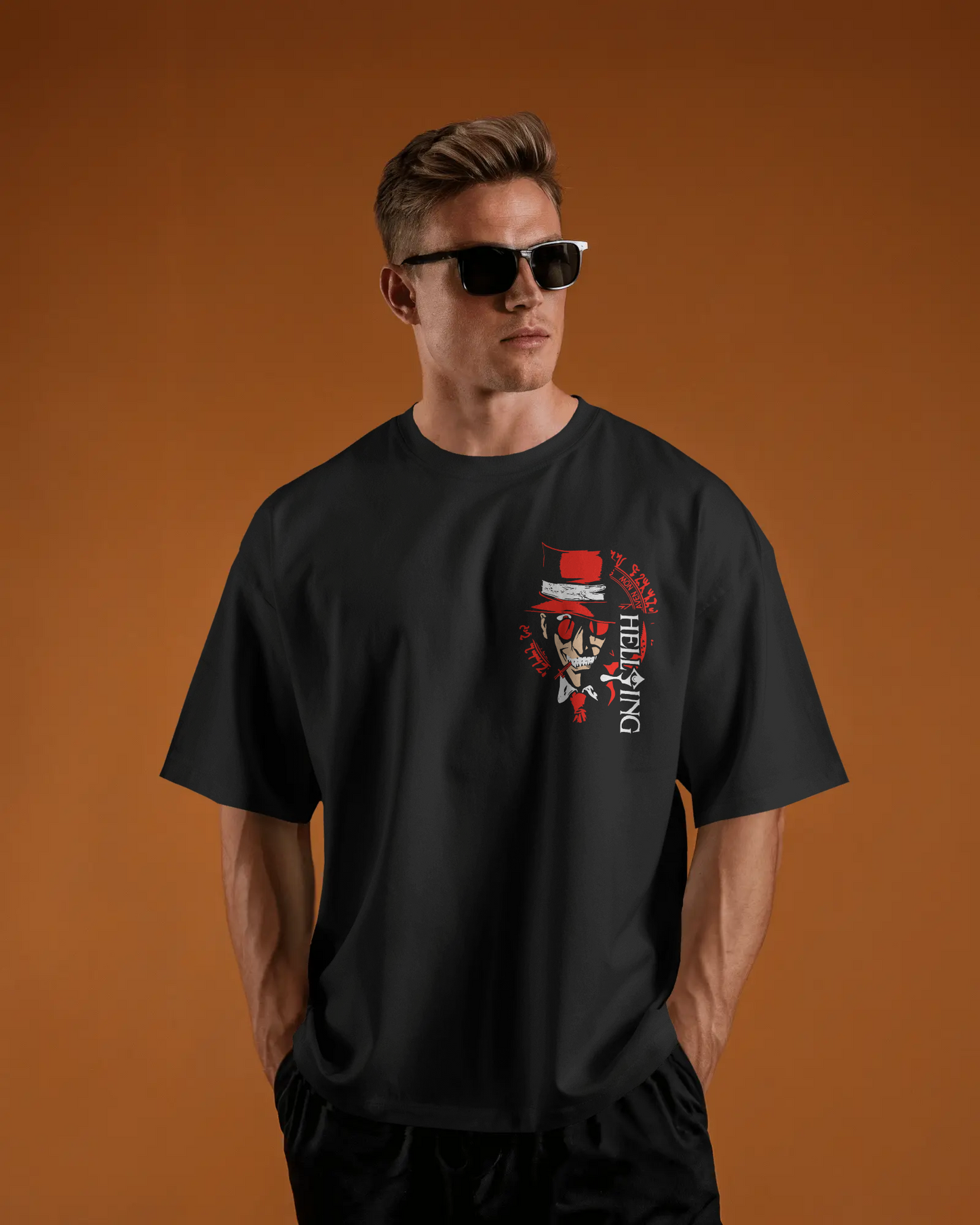Oni Slayer Downshoulder Tee – Dark Edition | Pure Cotton