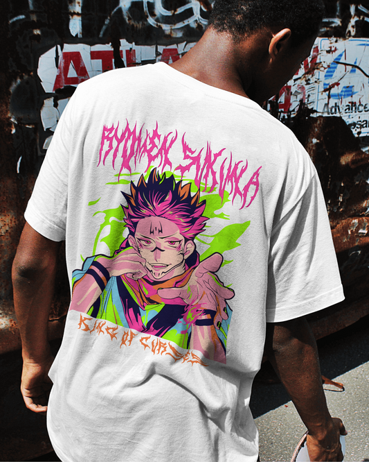 Bubble Scream – Oversized Pop Art T-Shirt | Pure Cotton | Colorful Down Shoulder Fit