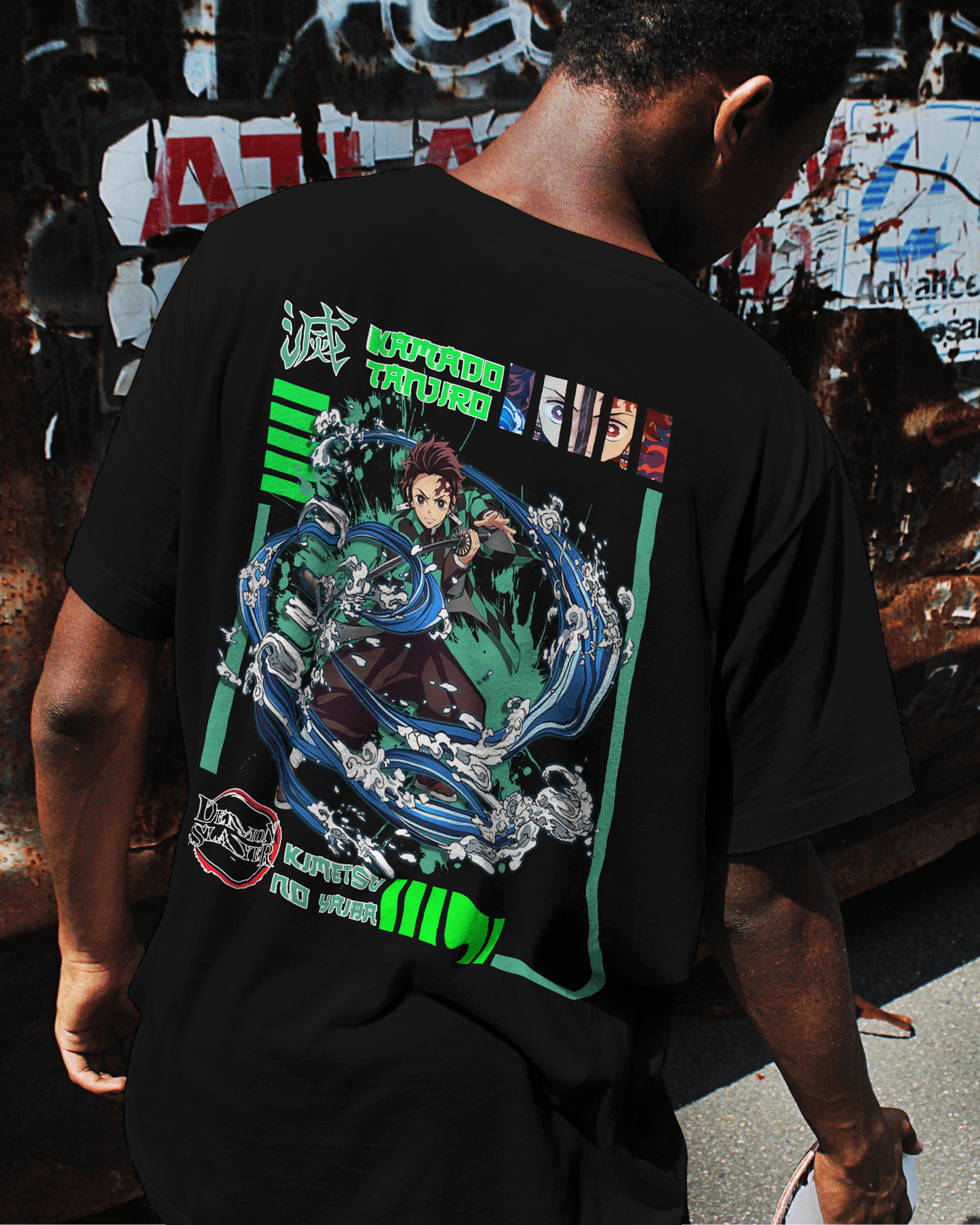 "Demonslayer" Slay it well Downshoulder T-Shirt – Pure Cotton