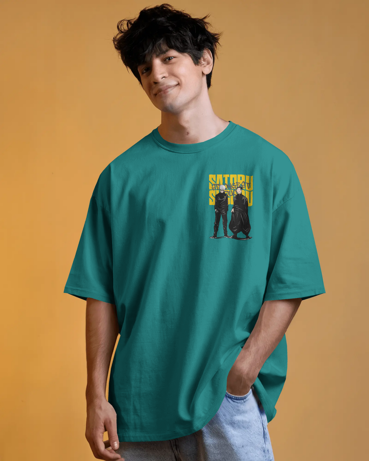 "GOJO and GETO" Oversized T-Shirt – Pure Cotton