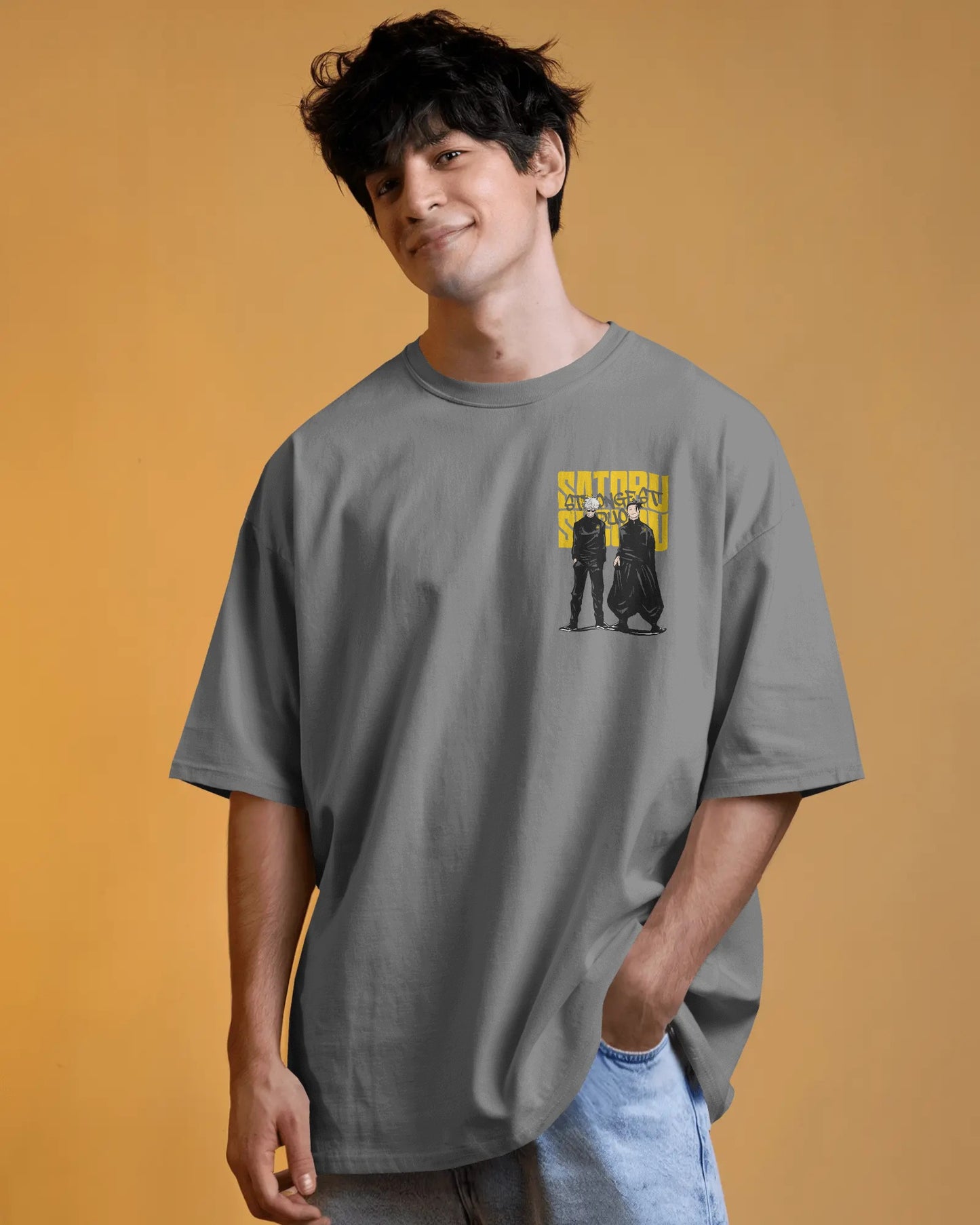 "GOJO and GETO" Oversized T-Shirt – Pure Cotton