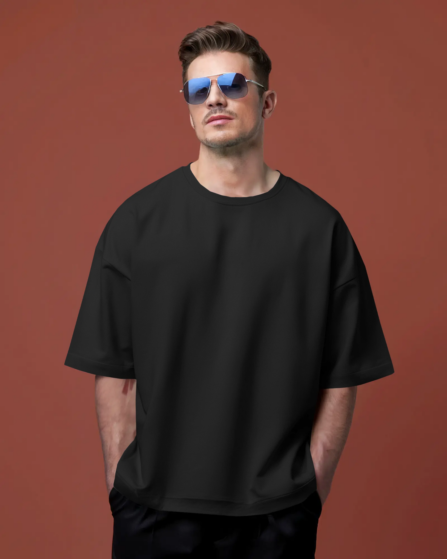 Plain White Oversized Tee – Streetwear Essential