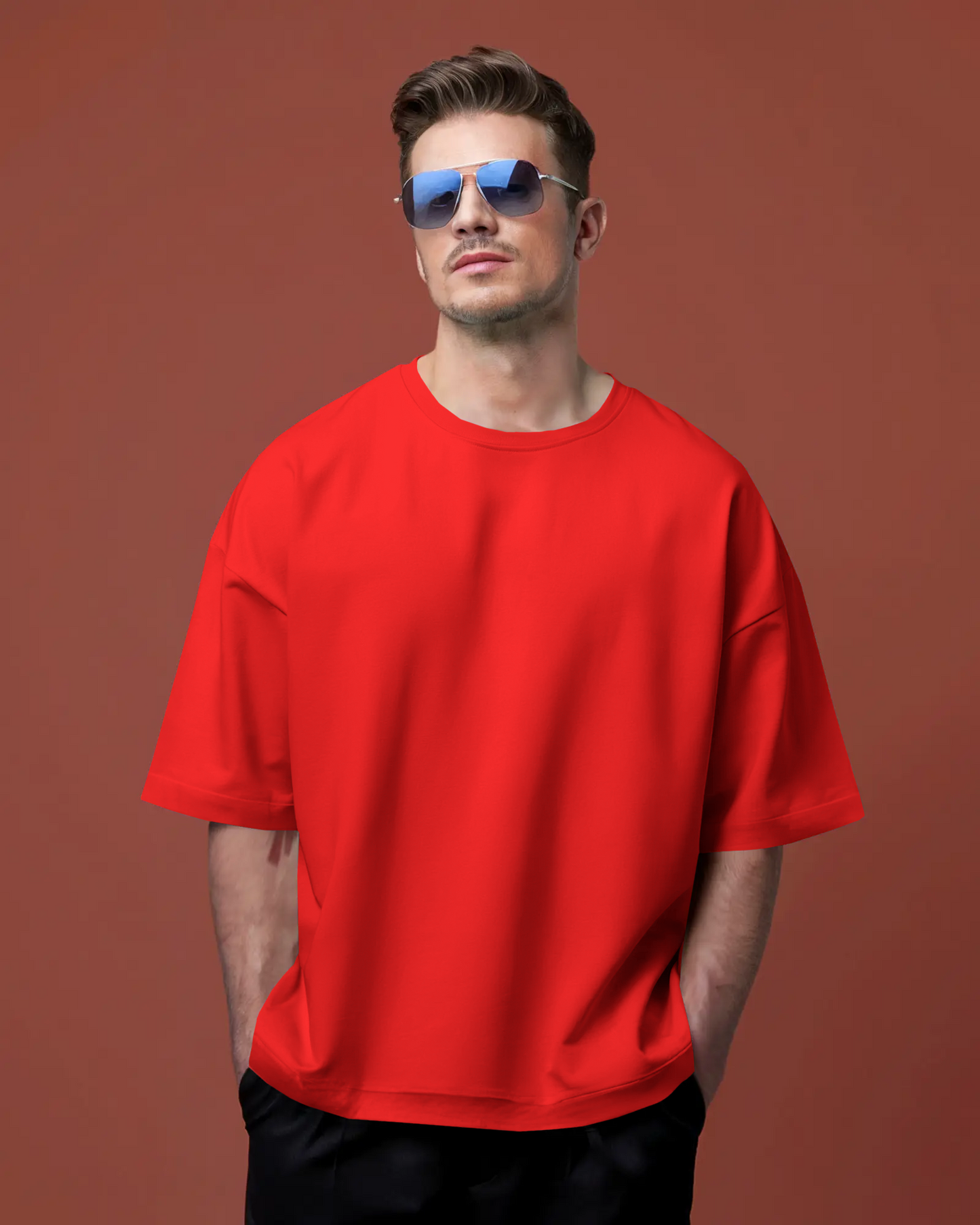 Plain White Oversized Tee – Streetwear Essential