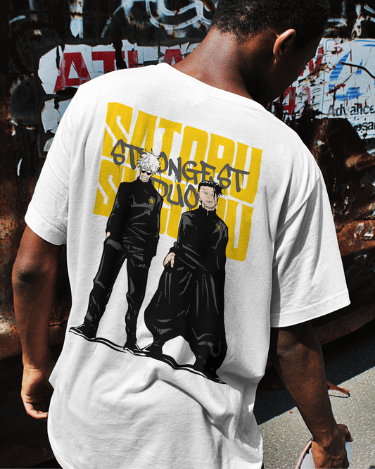 "GOJO and GETO" Oversized T-Shirt – Pure Cotton