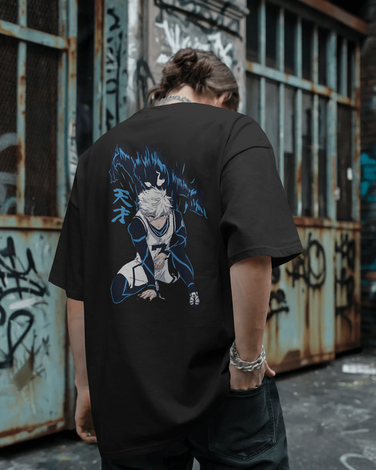 Nagi has Balance! "BlueLock Anime" Down Shoulder T-Shirt – Pure Cotton