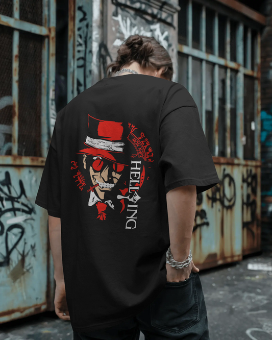 Oni Slayer Downshoulder Tee – Dark Edition | Pure Cotton