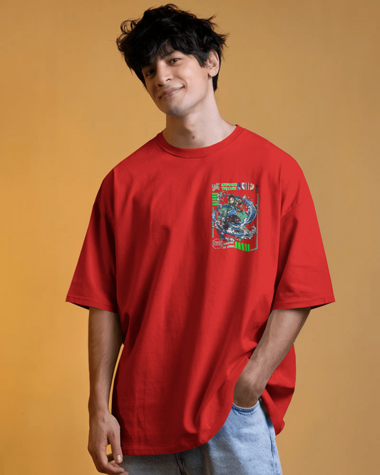 "Demonslayer" Slay it well Downshoulder T-Shirt – Pure Cotton
