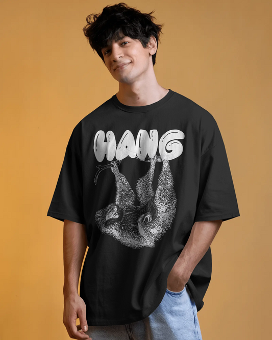 HANG ON SLOTH Graphic Tee – Chill in Style  – Pure Cotton