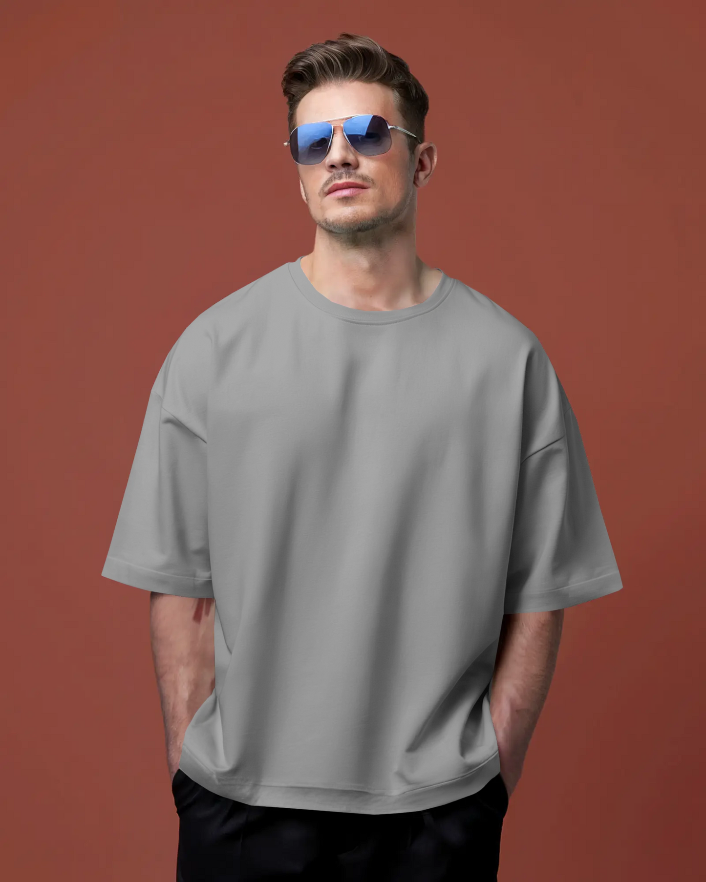 Plain White Oversized Tee – Streetwear Essential