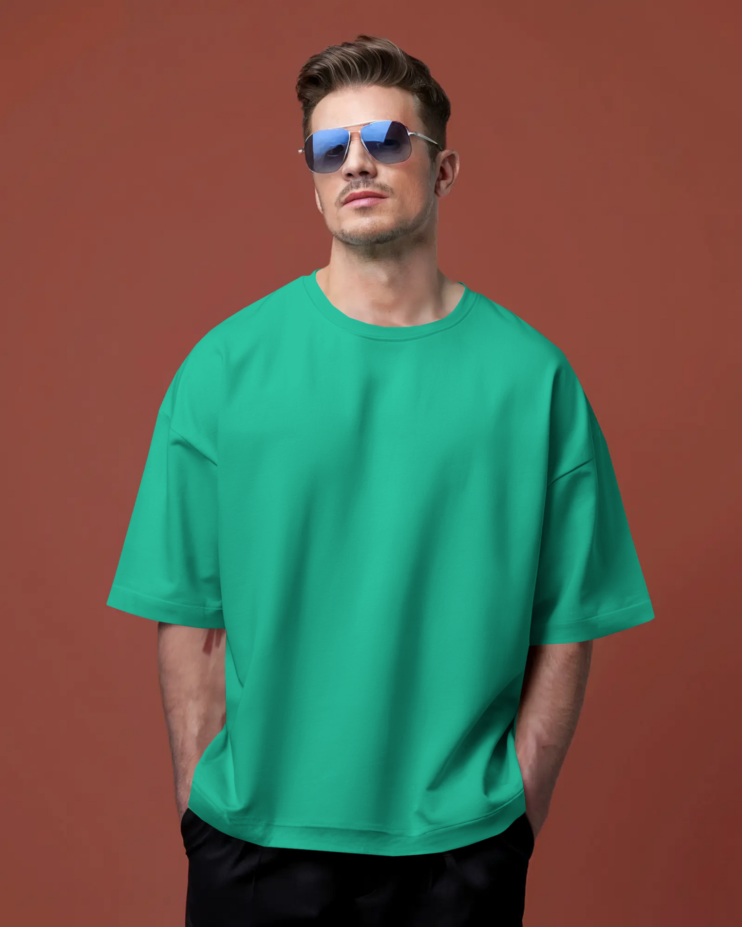 Plain White Oversized Tee – Streetwear Essential