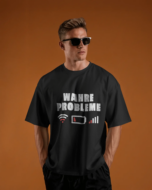 “WAHRE PROUDLINE” Statement Tee Downshoulder T-Shirt – Pure Cotton