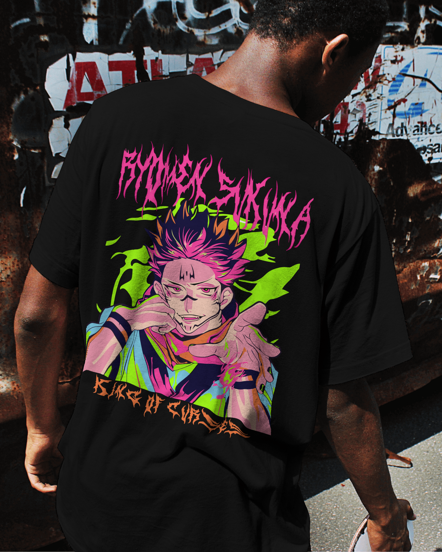 Bubble Scream – Oversized Pop Art T-Shirt | Pure Cotton | Colorful Down Shoulder Fit