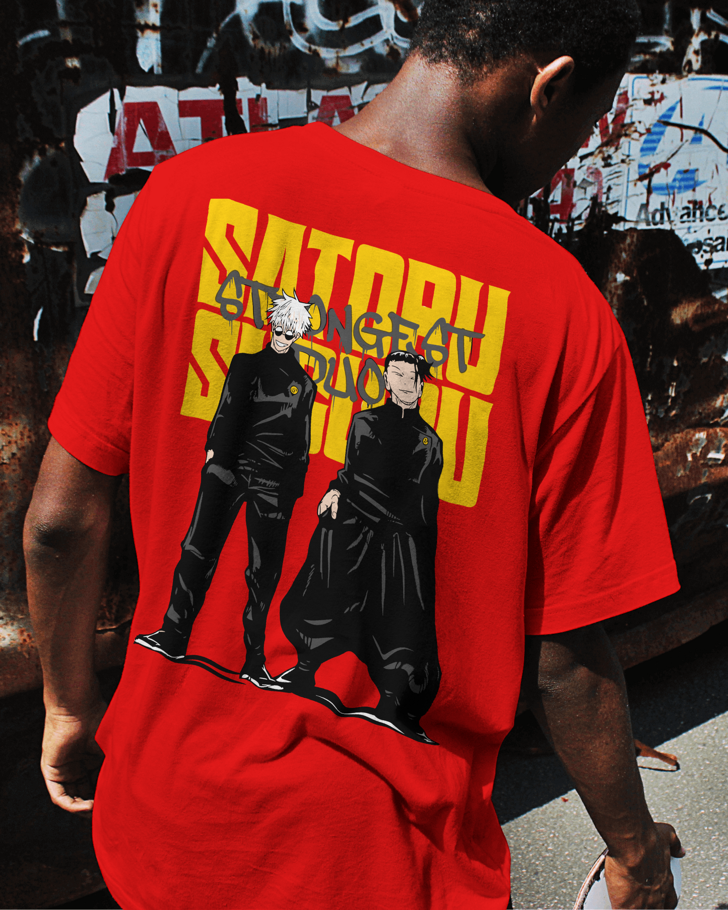 "GOJO and GETO" Oversized T-Shirt – Pure Cotton